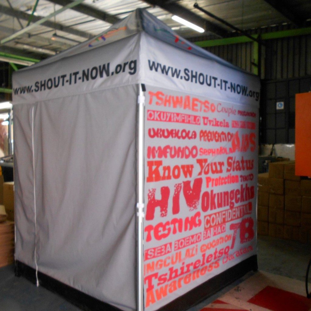2m x 2m Alu Gazebo, view 2