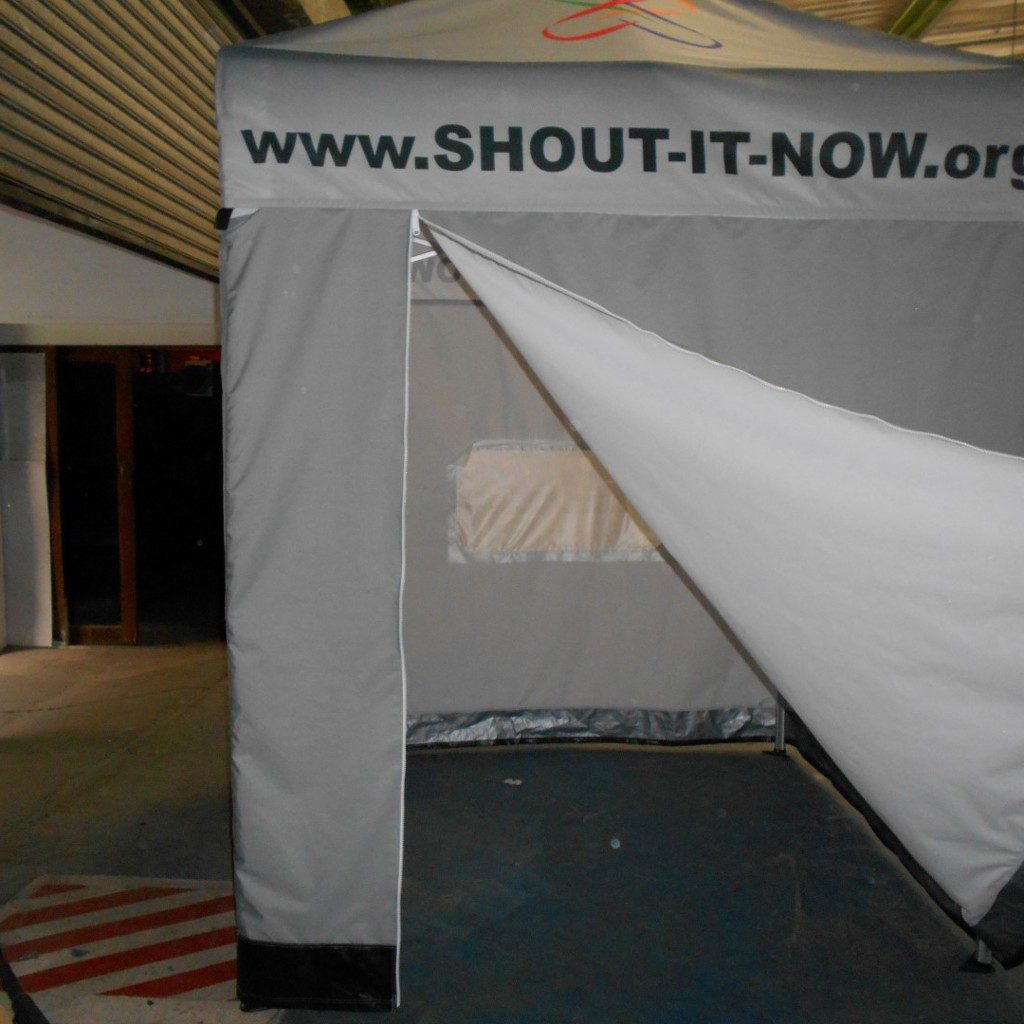 2m x 2m Alu Gazebo, view 3