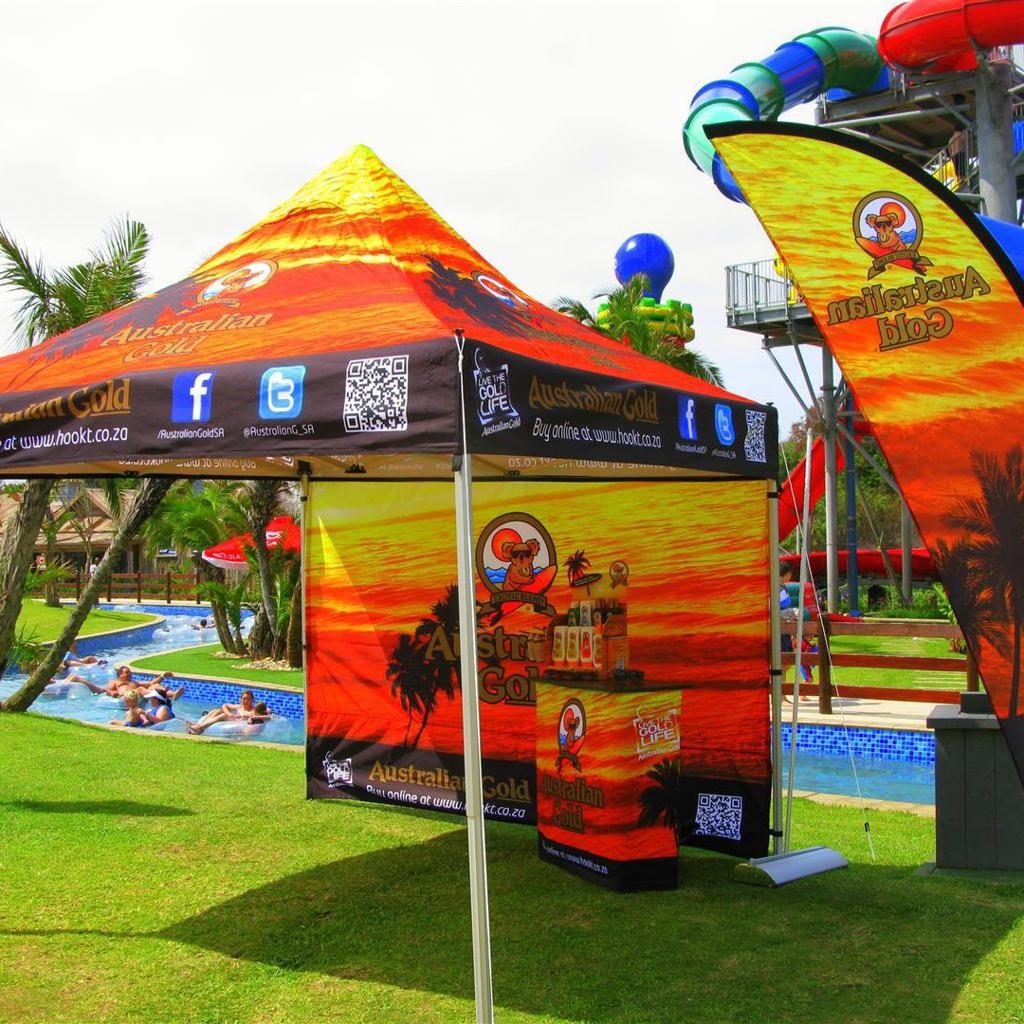 3m x 3m Alu Gazebo, view 2