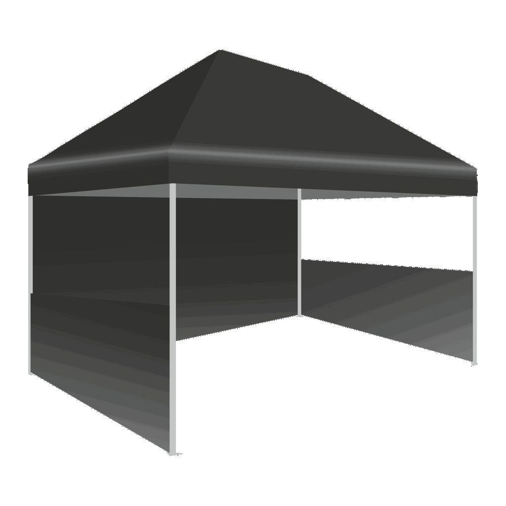 3m x 4.5m Alu Gazebo with walls fitted, option 2 of 3