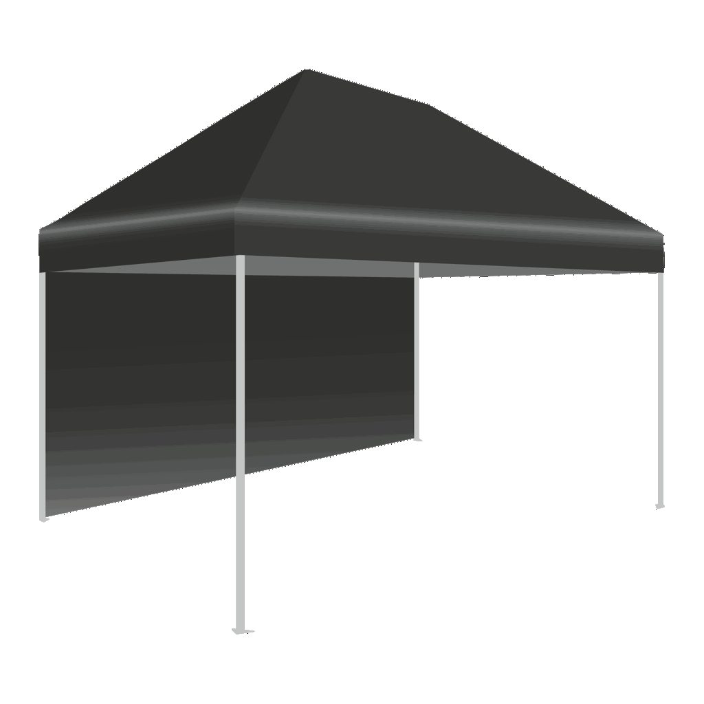 3m x 6m Alu Gazebo with walls fitted, option 1 of 3